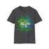 Leech Freak Fish On Unisex Softstyle T-Shirt